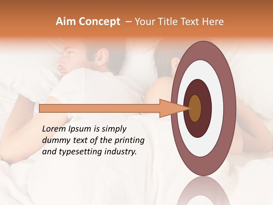 Angry Quarrel Bedroom PowerPoint Template