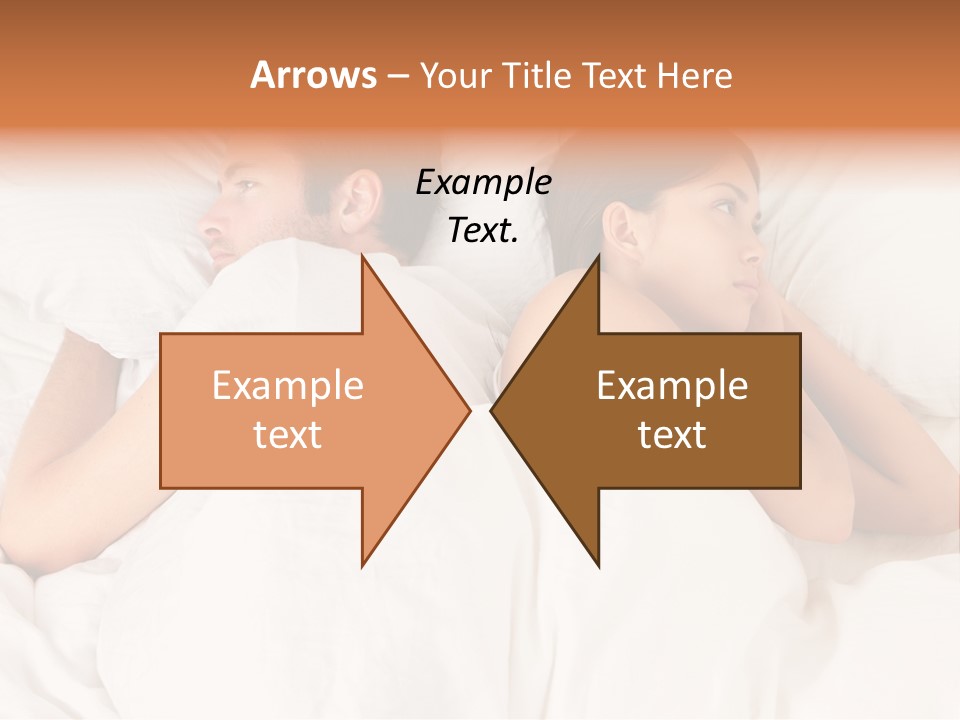 Angry Quarrel Bedroom PowerPoint Template