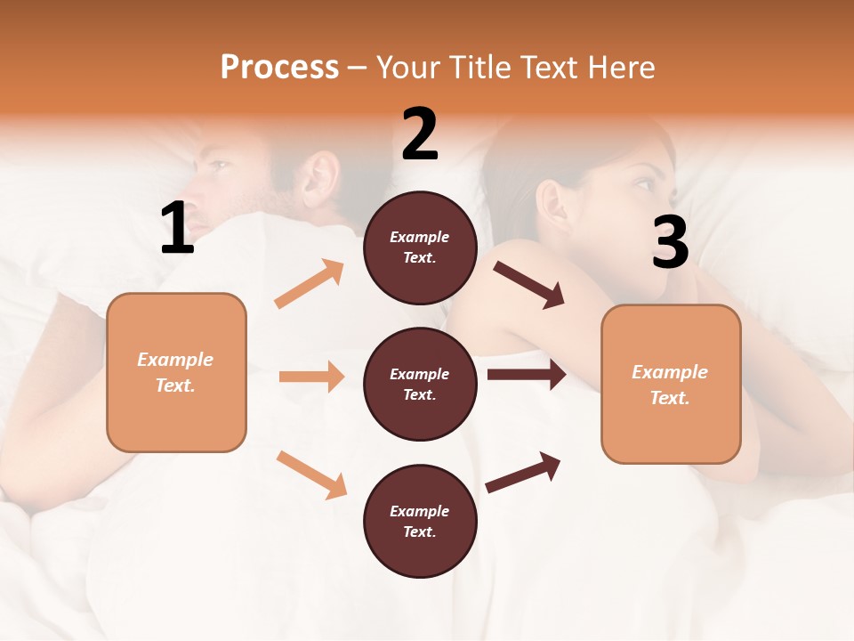 Angry Quarrel Bedroom PowerPoint Template