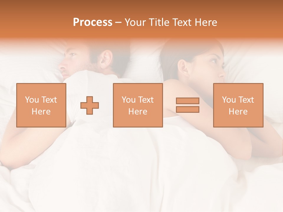 Angry Quarrel Bedroom PowerPoint Template