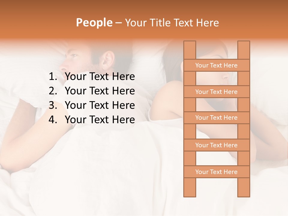 Angry Quarrel Bedroom PowerPoint Template