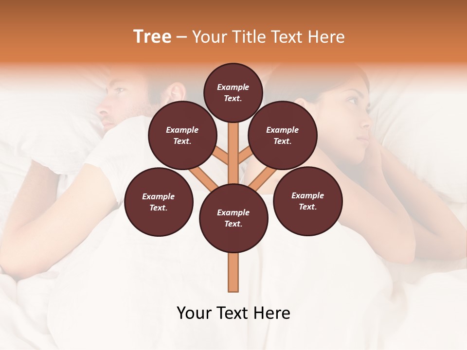 Angry Quarrel Bedroom PowerPoint Template