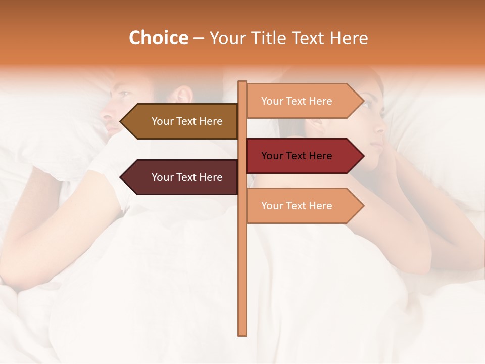 Angry Quarrel Bedroom PowerPoint Template