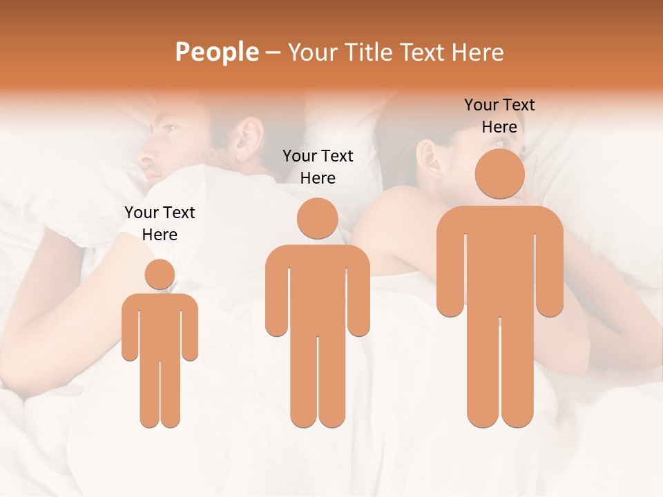 Angry Quarrel Bedroom PowerPoint Template