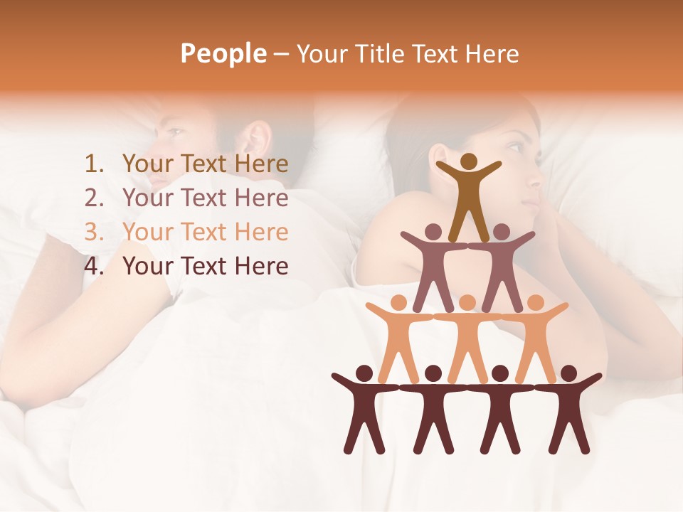 Angry Quarrel Bedroom PowerPoint Template