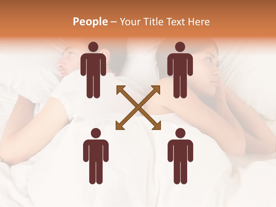 Angry Quarrel Bedroom PowerPoint Template