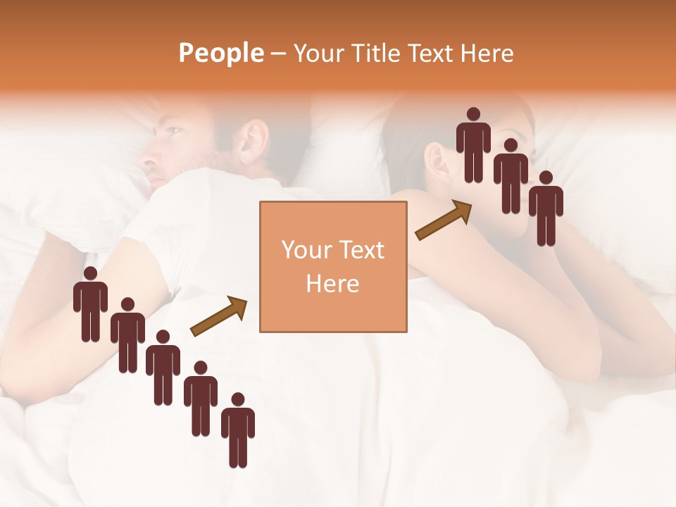 Angry Quarrel Bedroom PowerPoint Template