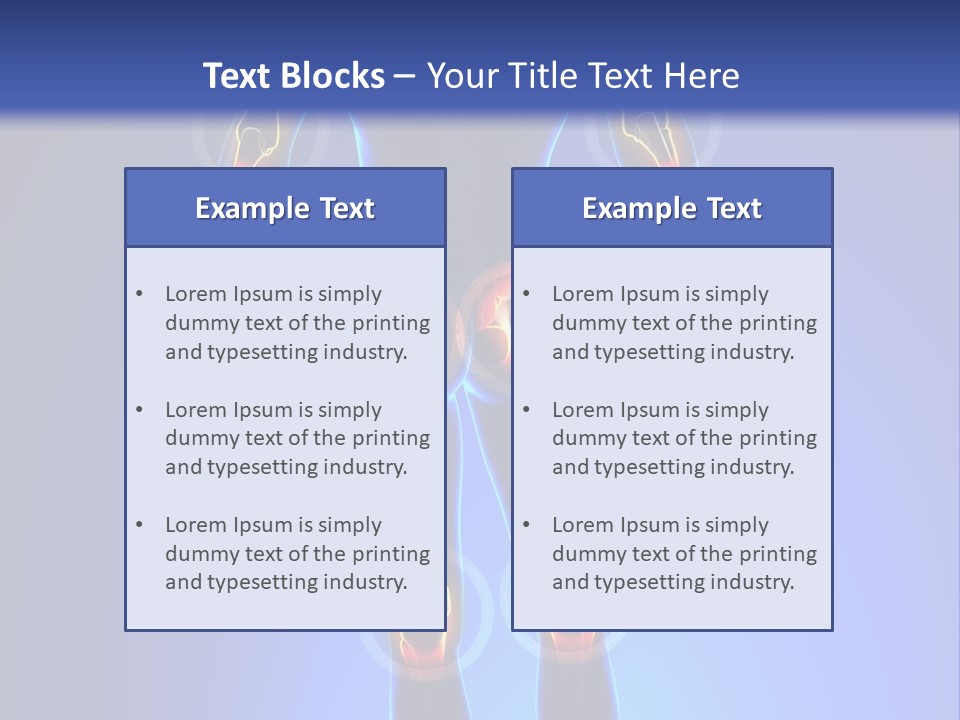Injury Therapy Health PowerPoint Template