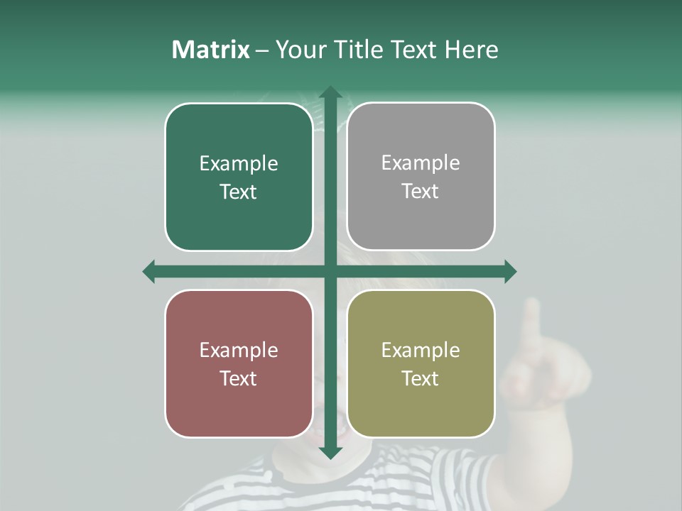 Baby Calling Blackboard PowerPoint Template