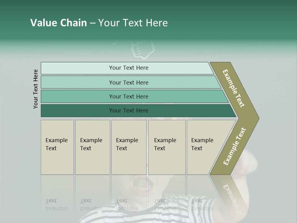 Baby Calling Blackboard PowerPoint Template