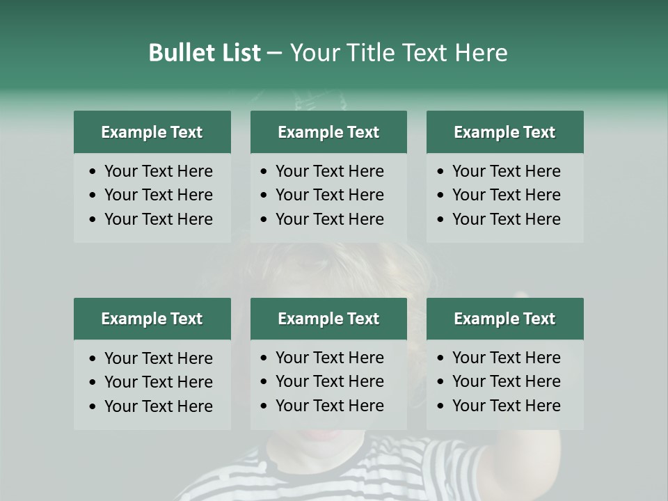 Baby Calling Blackboard PowerPoint Template