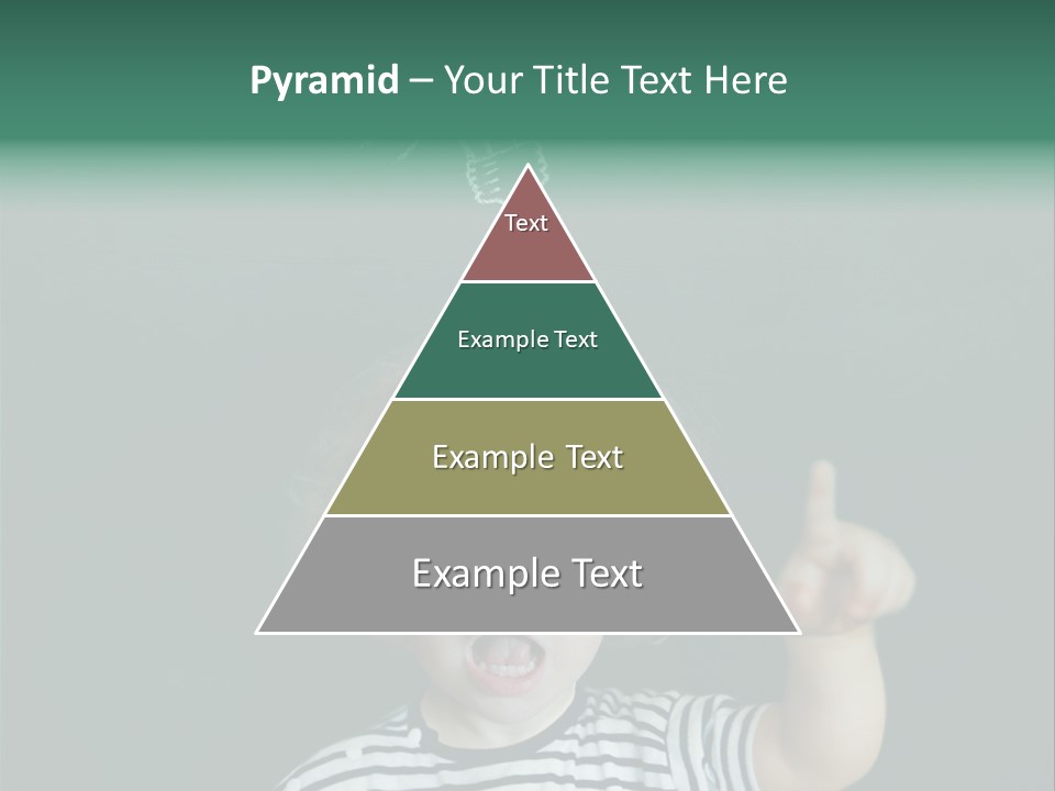 Baby Calling Blackboard PowerPoint Template