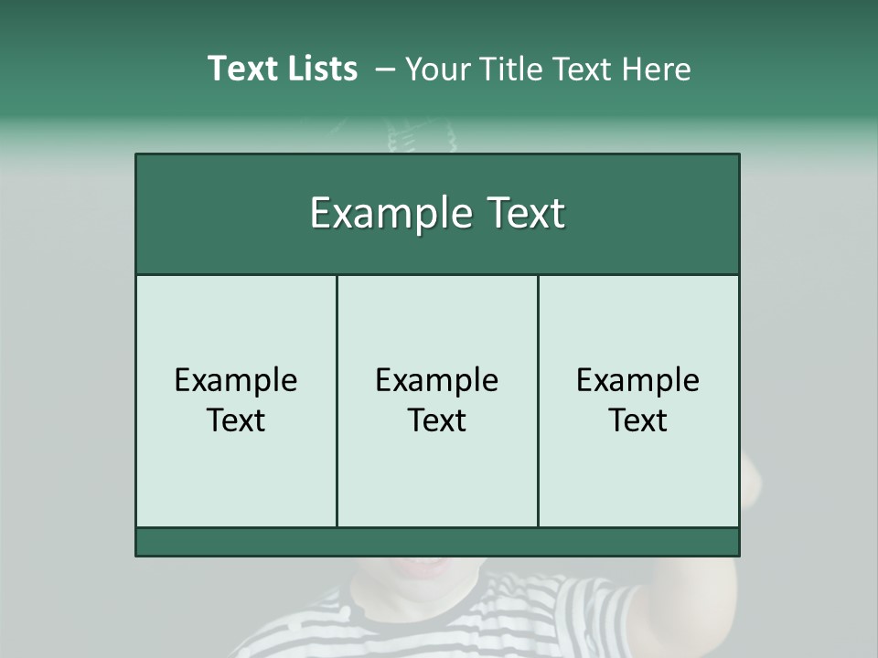 Baby Calling Blackboard PowerPoint Template