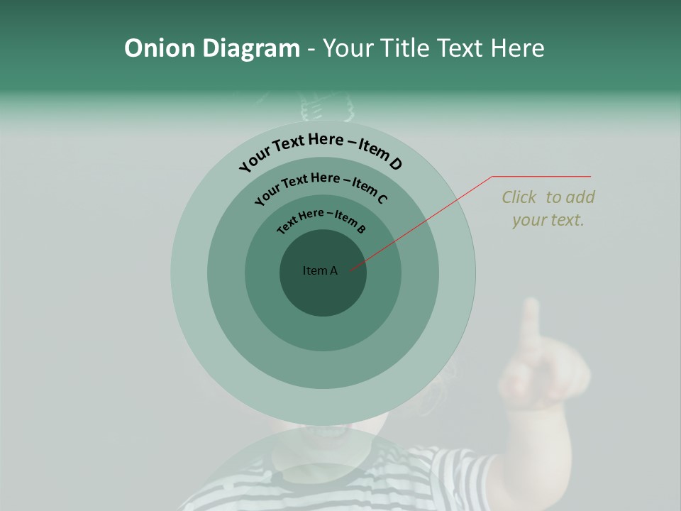 Baby Calling Blackboard PowerPoint Template