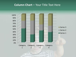 Baby Calling Blackboard PowerPoint Template