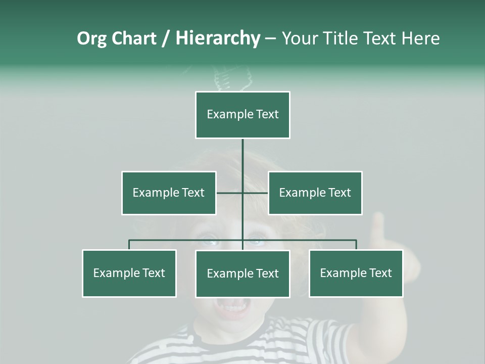 Baby Calling Blackboard PowerPoint Template
