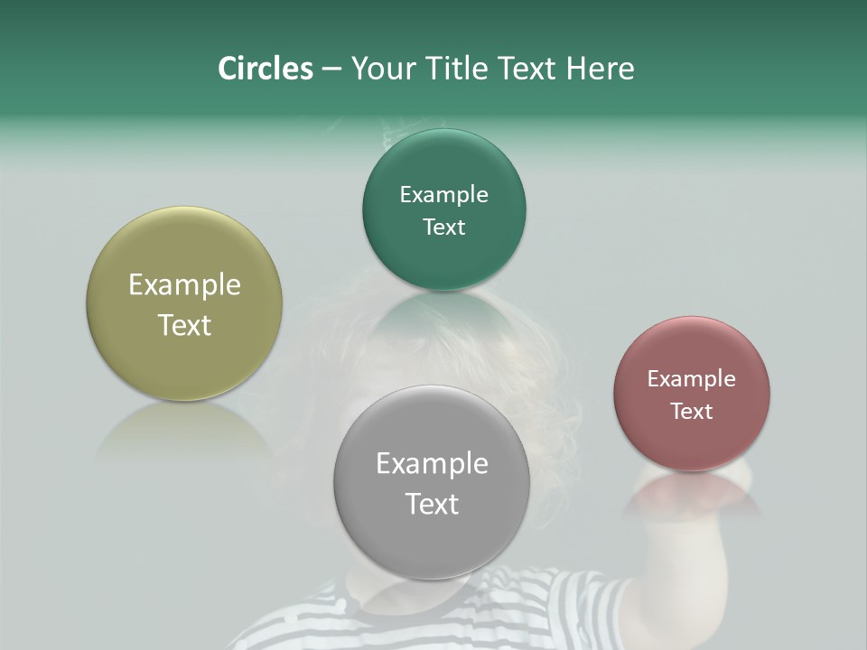 Baby Calling Blackboard PowerPoint Template