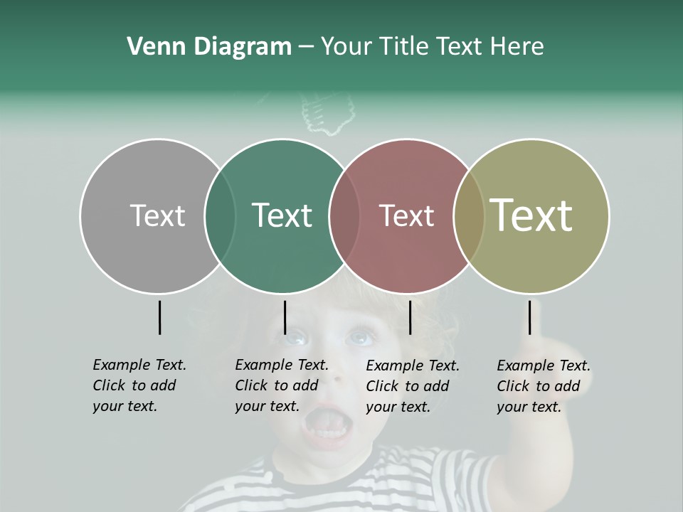 Baby Calling Blackboard PowerPoint Template