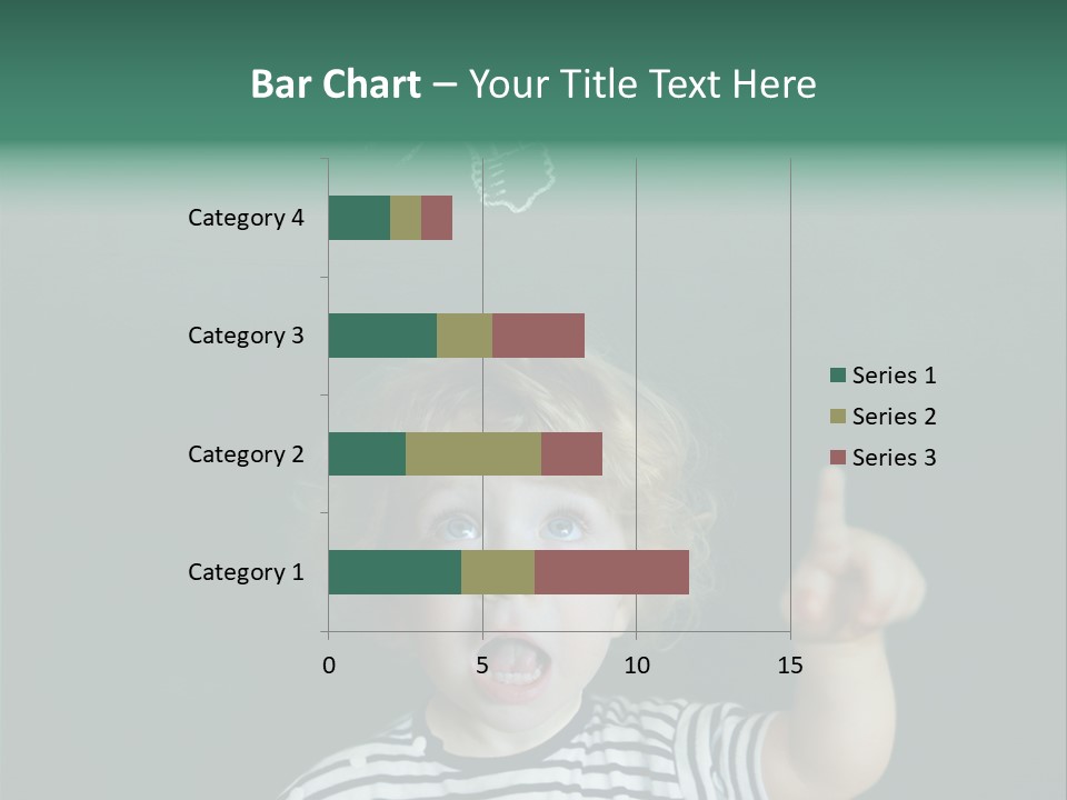 Baby Calling Blackboard PowerPoint Template