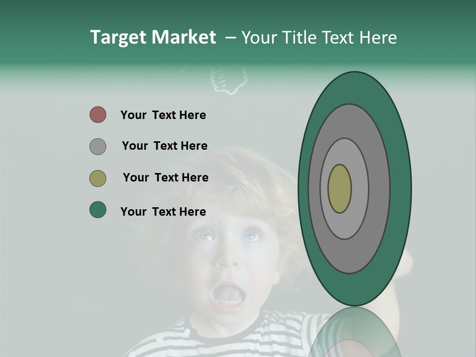 Baby Calling Blackboard PowerPoint Template