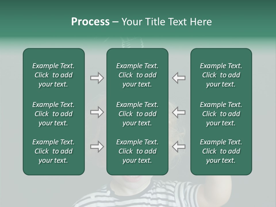 Baby Calling Blackboard PowerPoint Template