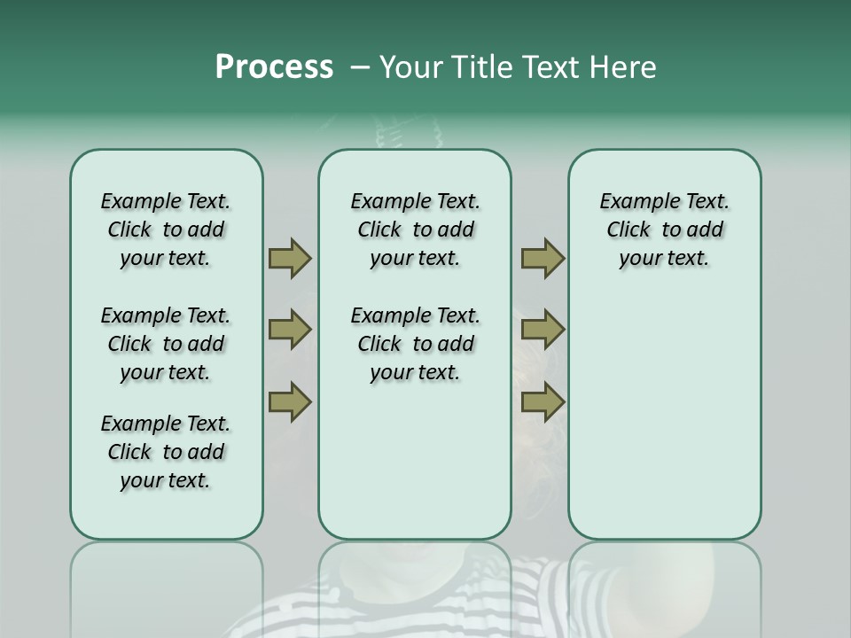 Baby Calling Blackboard PowerPoint Template
