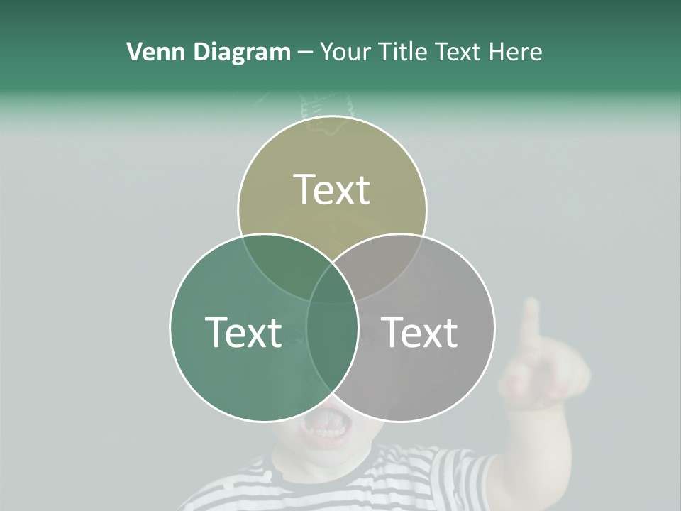 Baby Calling Blackboard PowerPoint Template