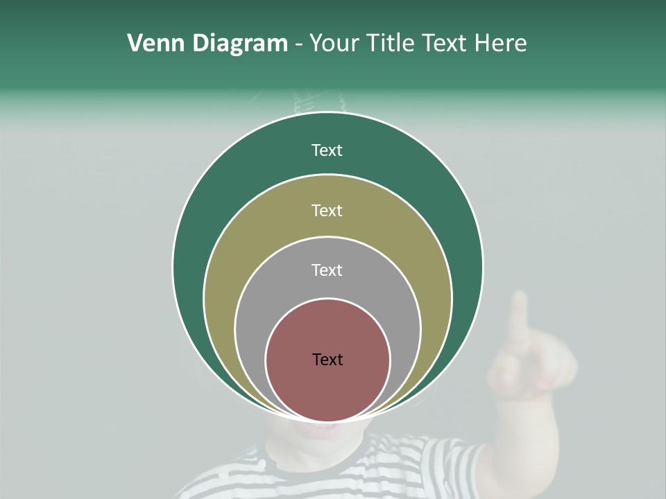 Baby Calling Blackboard PowerPoint Template