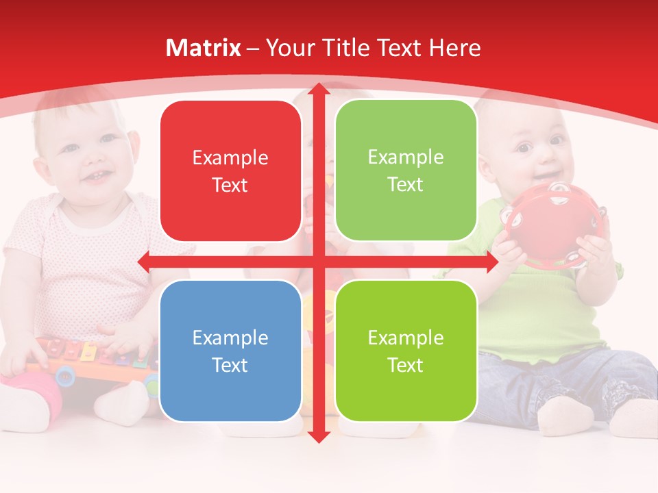 Toys Toddlers Educational PowerPoint Template