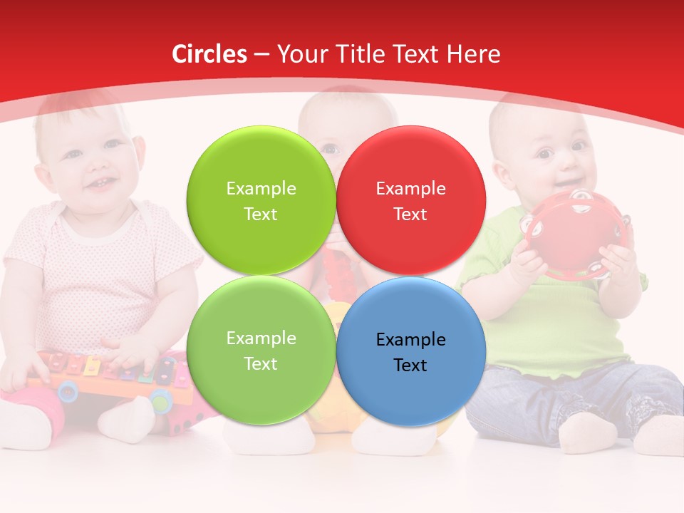 Toys Toddlers Educational PowerPoint Template