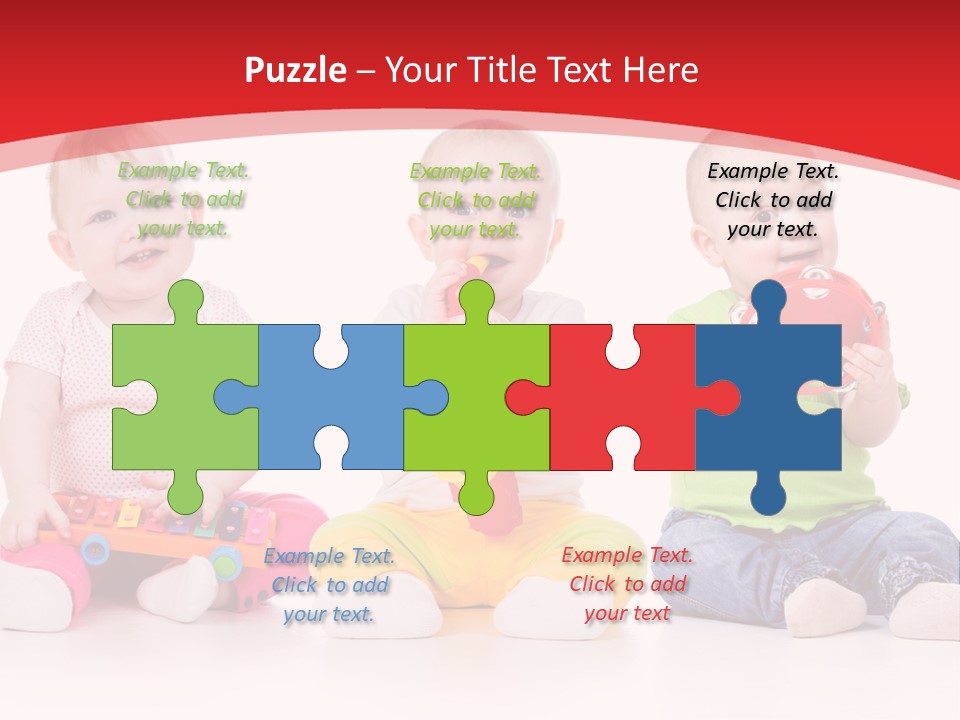 Toys Toddlers Educational PowerPoint Template