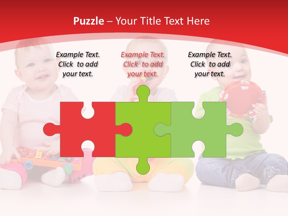 Toys Toddlers Educational PowerPoint Template