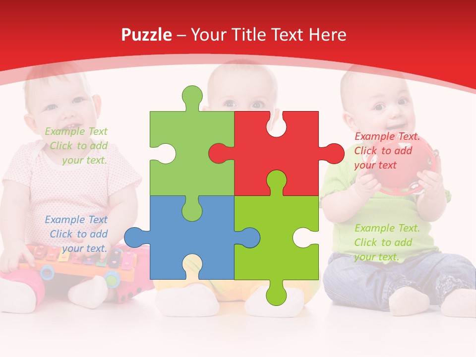 Toys Toddlers Educational PowerPoint Template
