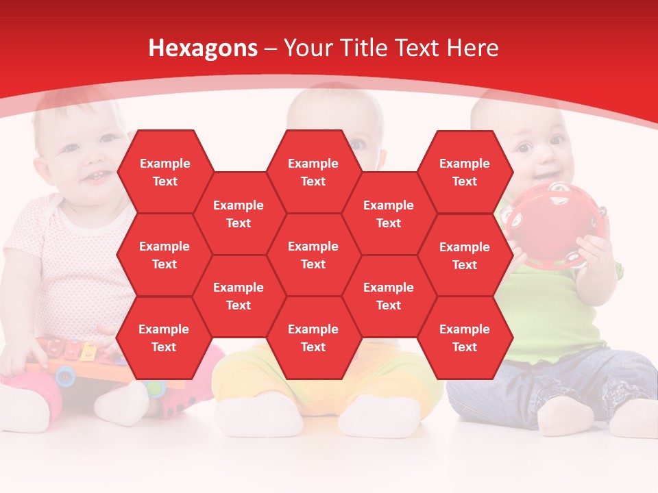 Toys Toddlers Educational PowerPoint Template