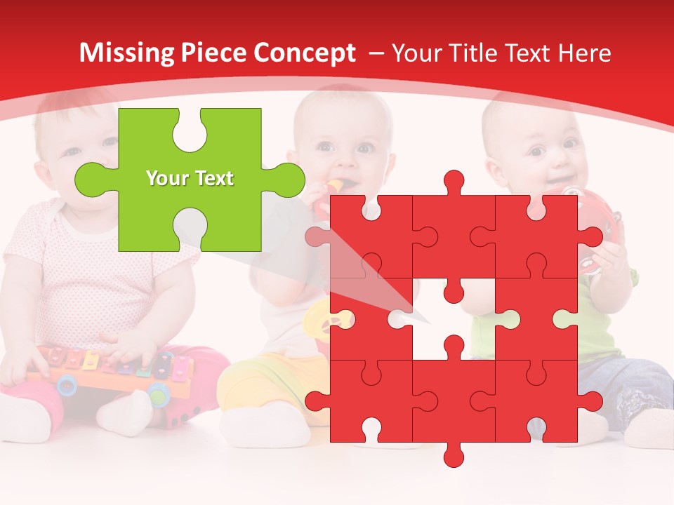 Toys Toddlers Educational PowerPoint Template