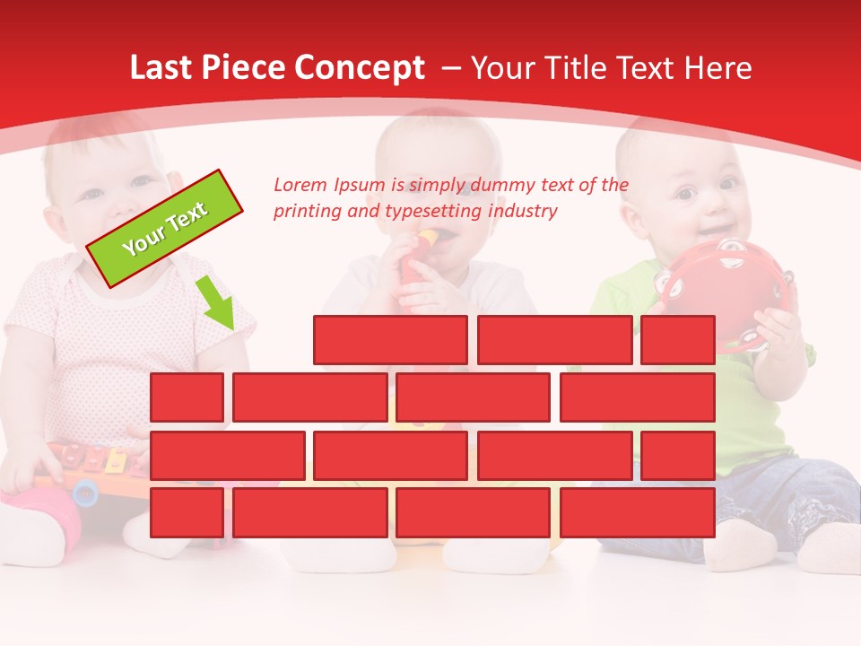 Toys Toddlers Educational PowerPoint Template