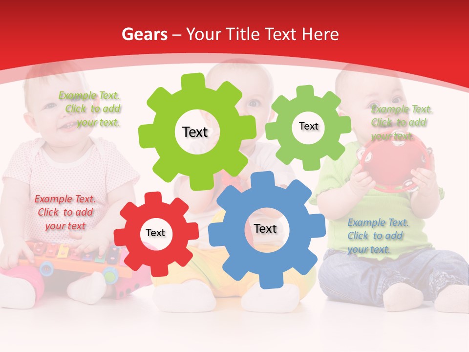 Toys Toddlers Educational PowerPoint Template