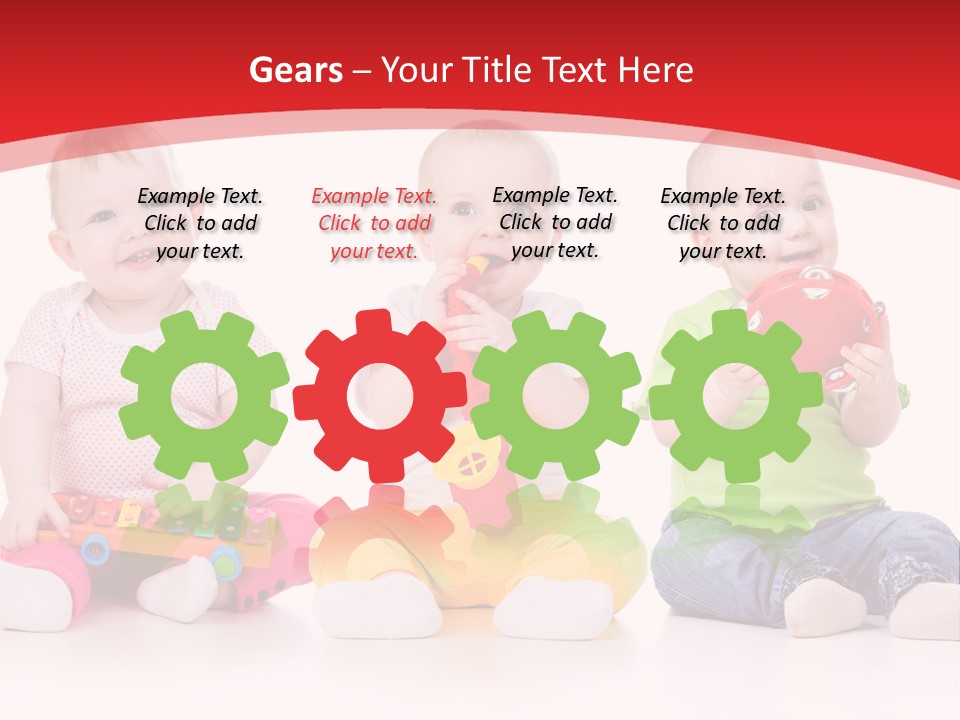 Toys Toddlers Educational PowerPoint Template