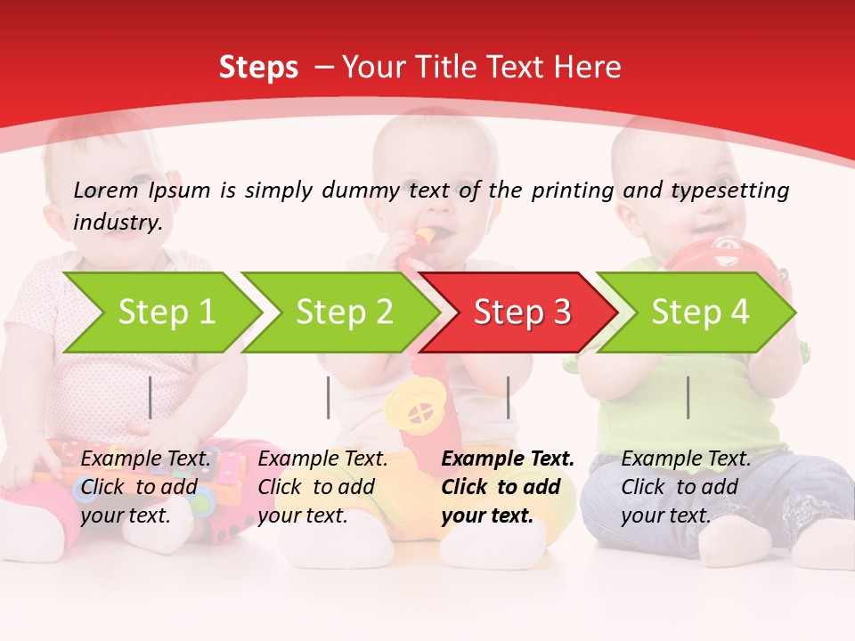 Toys Toddlers Educational PowerPoint Template