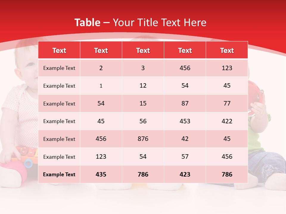 Toys Toddlers Educational PowerPoint Template