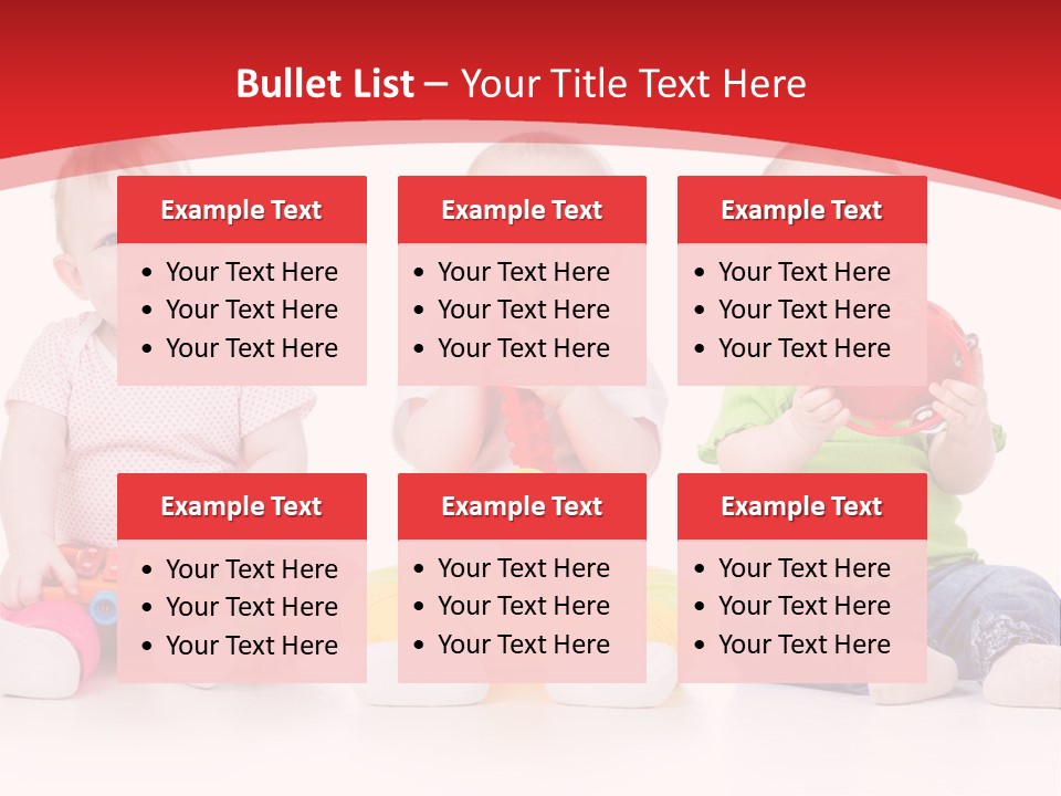 Toys Toddlers Educational PowerPoint Template