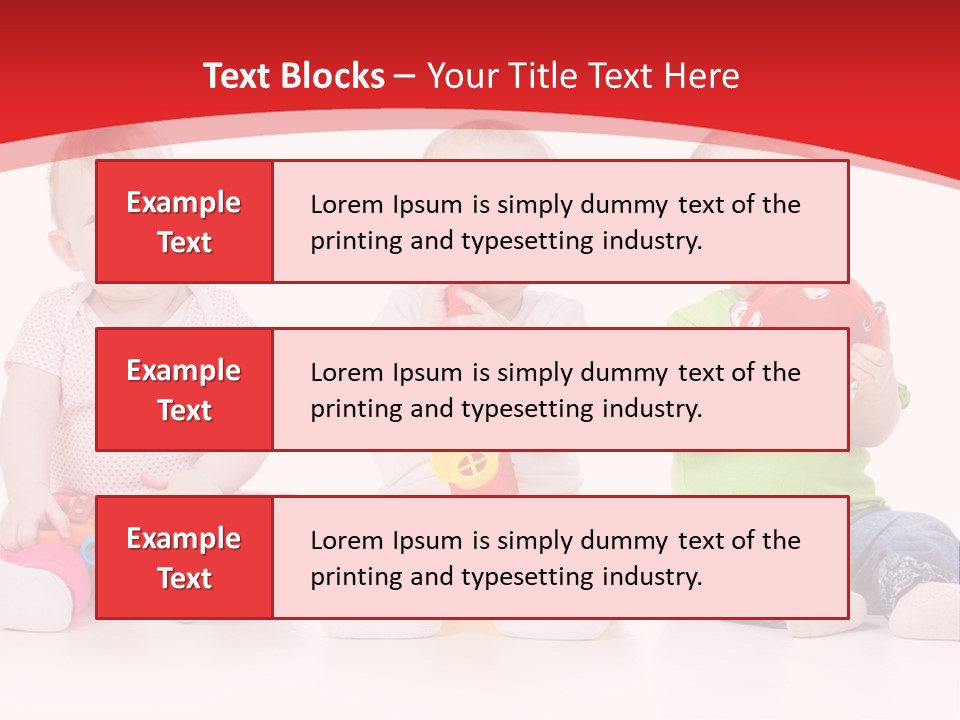 Toys Toddlers Educational PowerPoint Template