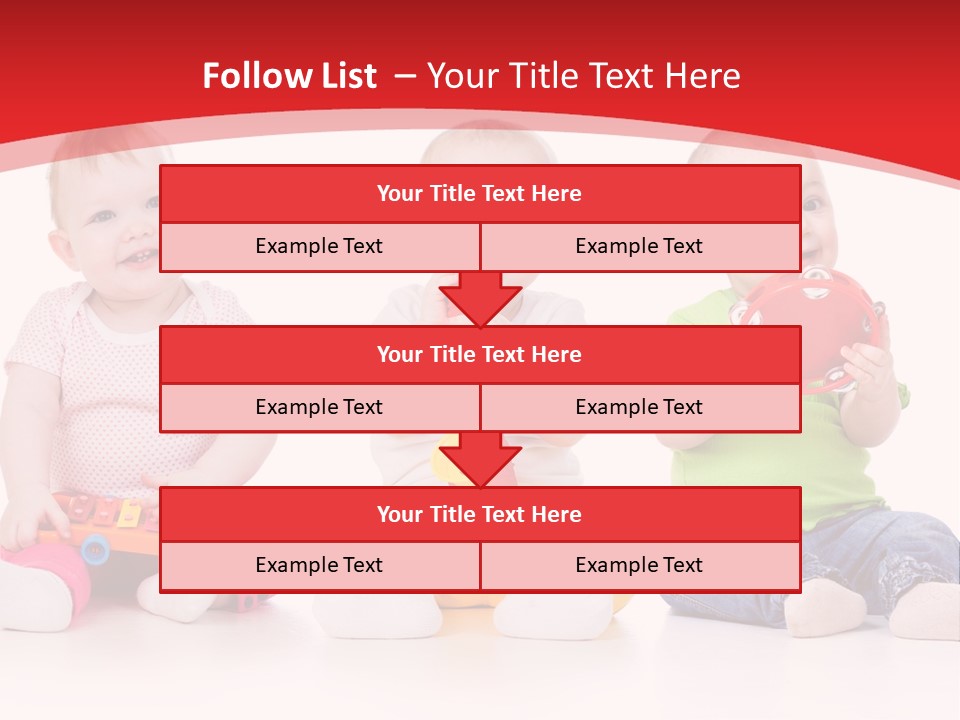 Toys Toddlers Educational PowerPoint Template