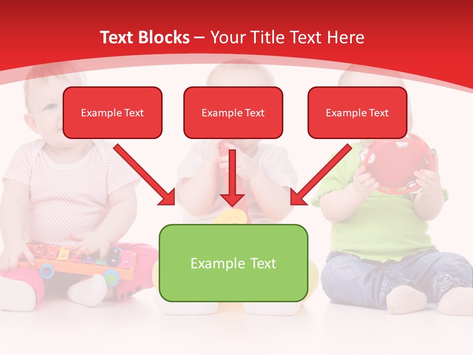 Toys Toddlers Educational PowerPoint Template