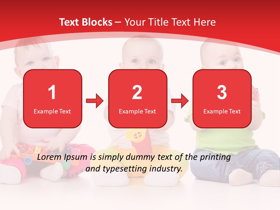 Toys Toddlers Educational PowerPoint Template