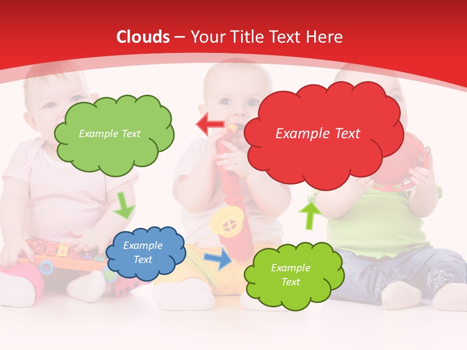 Toys Toddlers Educational PowerPoint Template