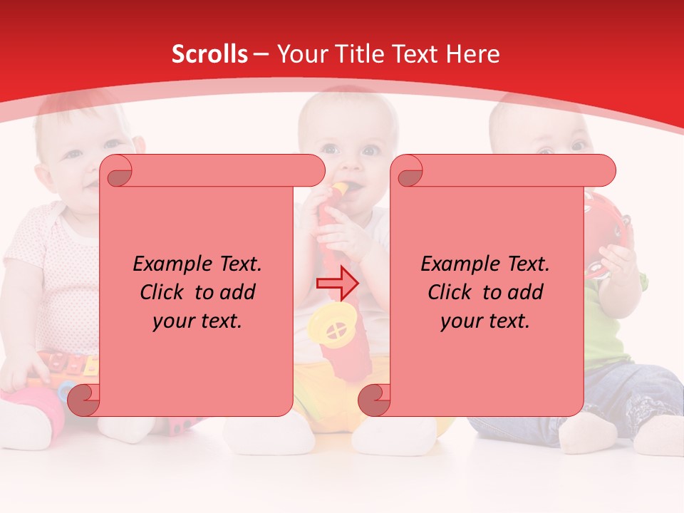 Toys Toddlers Educational PowerPoint Template