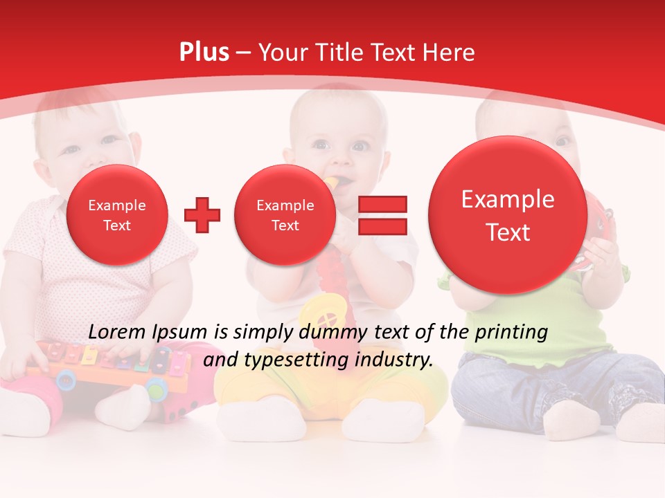 Toys Toddlers Educational PowerPoint Template