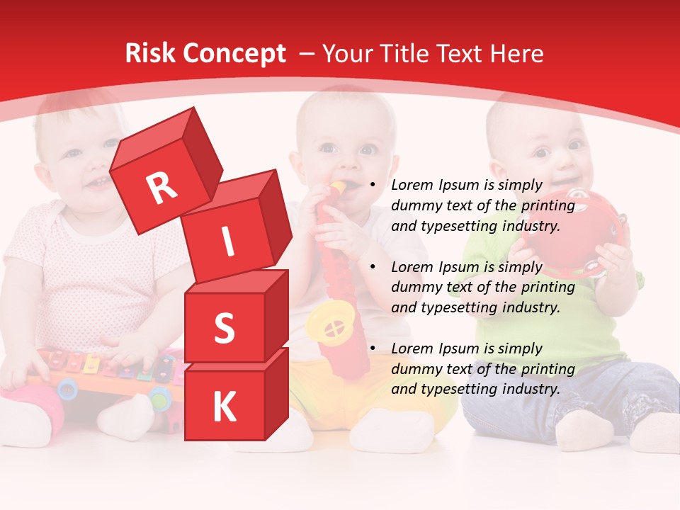 Toys Toddlers Educational PowerPoint Template