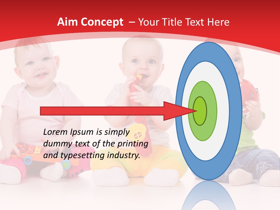 Toys Toddlers Educational PowerPoint Template